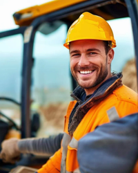 Excavation Contractor on site for job estimated in Estimating Link