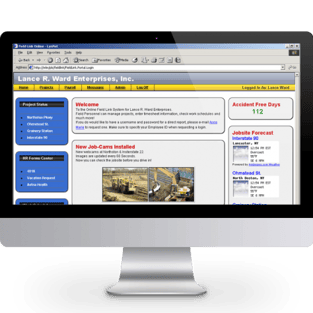 Website - FL Homepage on Monitor - imac-27-field-link-474x474