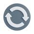 Continuous software updates icon representing web-native estimating software improvements