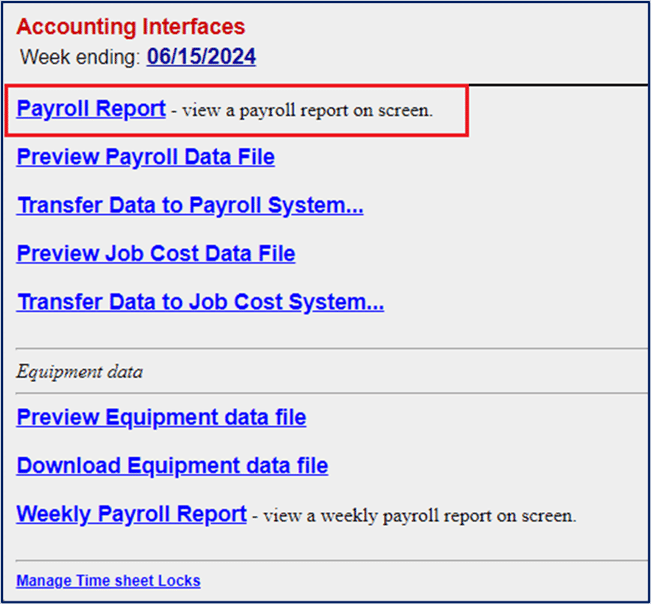 Field Link - Setting Up your Program using System Options