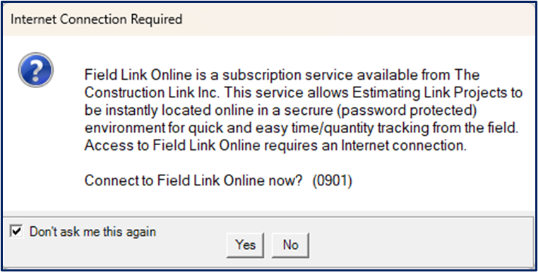 Field Link Scan Field Link - How Estimating Link Projects are sent to the Field Link ...