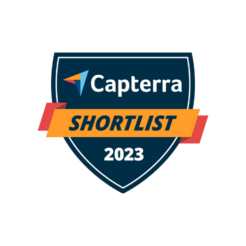 Badge - Capterra Shortlist 2023