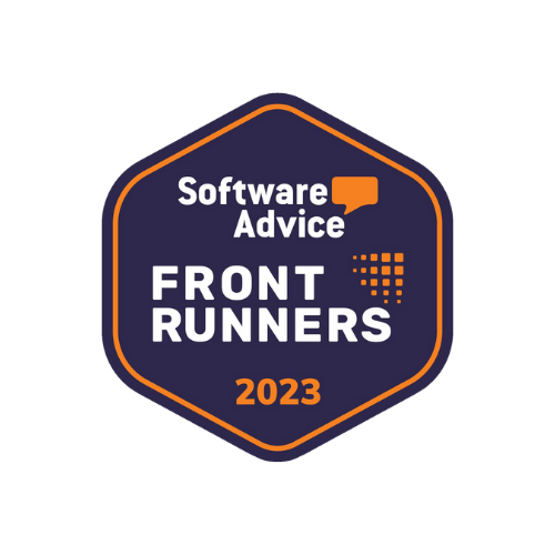 Badge - Software Advice Front Runners 2023