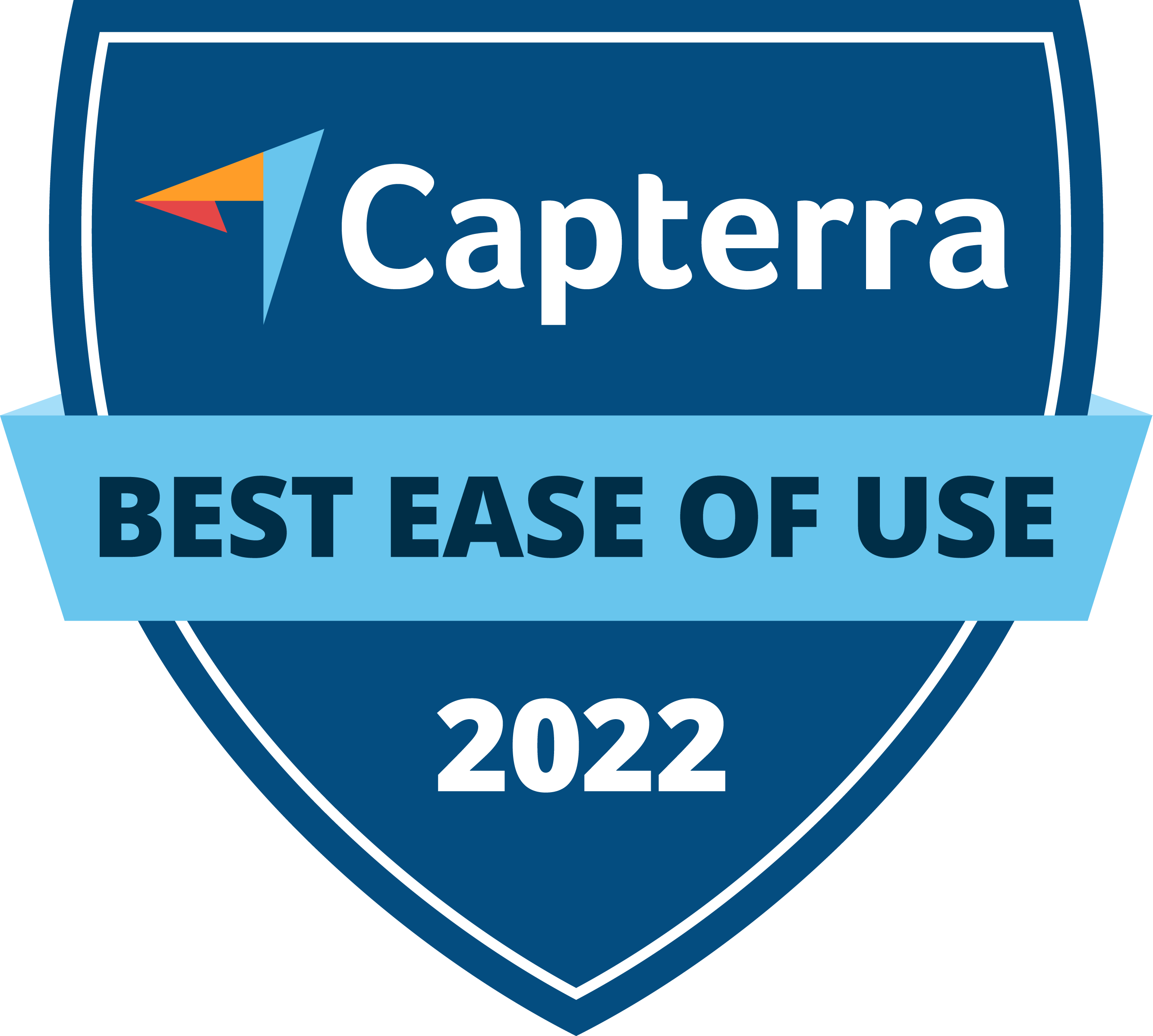 Capterra Best Ease of Use 2022