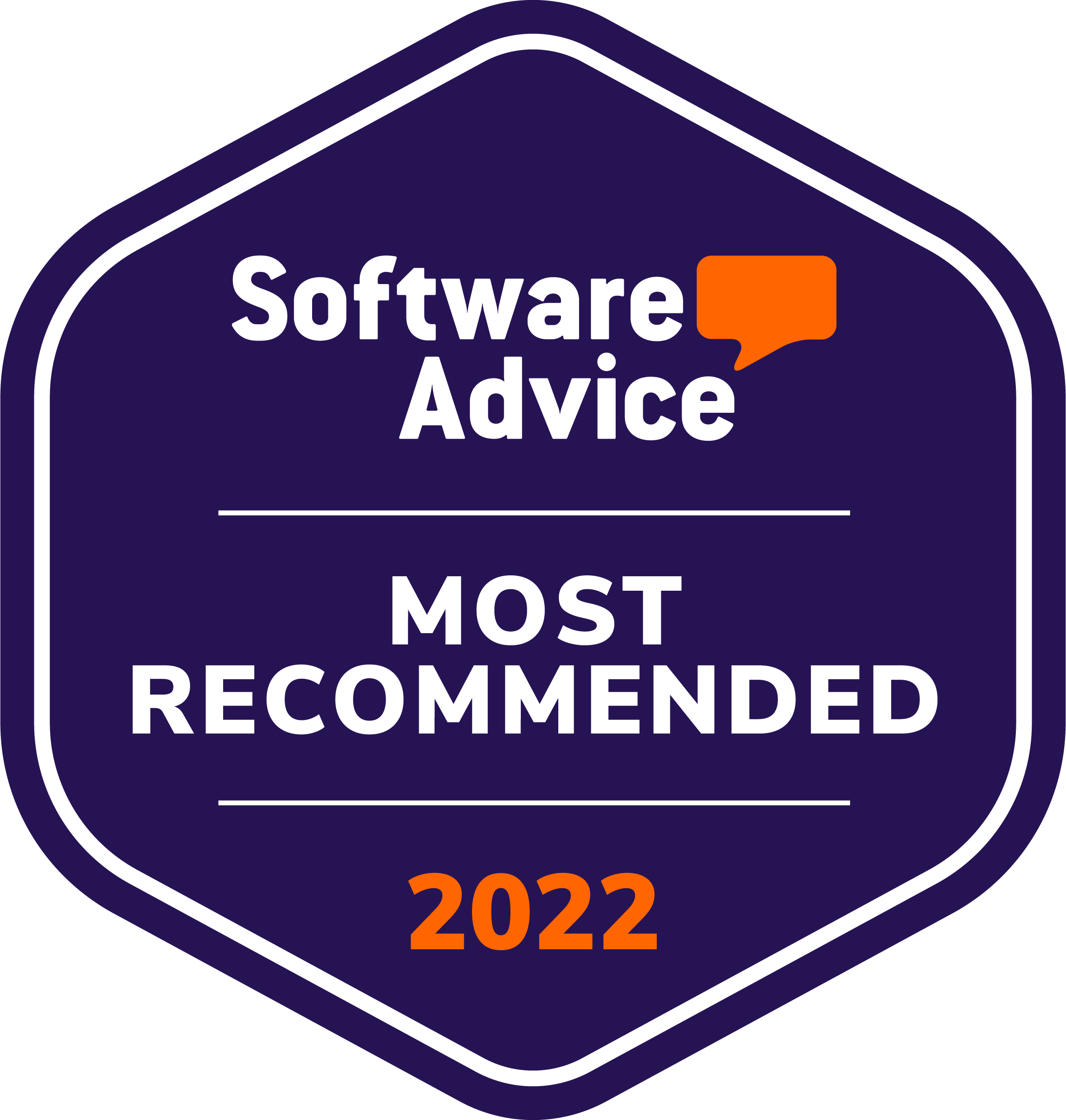 Software Advice Most Recommended 2022