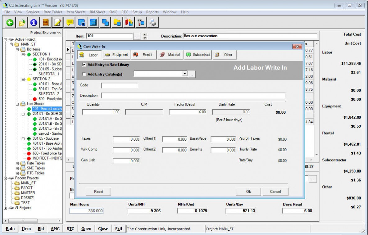 Cost Write